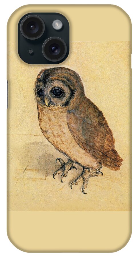 Owl iPhone Case featuring the painting Little Owl by Albrecht Durer