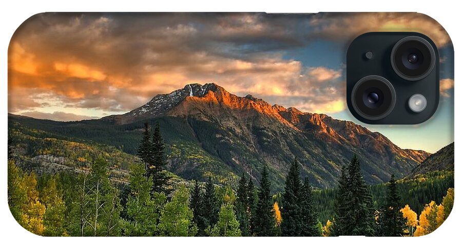 Silverton iPhone Case featuring the photograph North Twilight Peak by Ken Smith