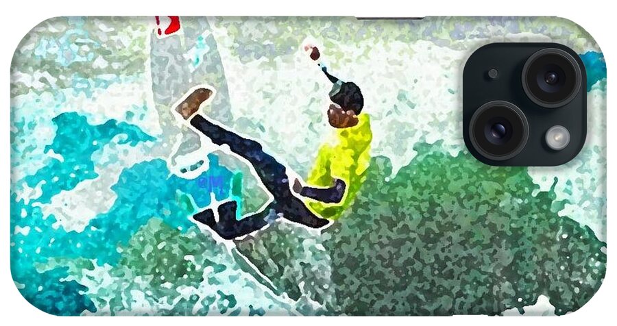 Surfer iPhone Case featuring the photograph Off the lip by Everette McMahan jr