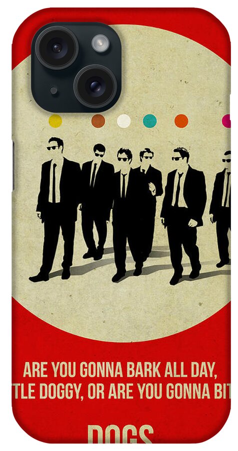  iPhone Case featuring the painting Reservoir Dogs Poster by Naxart Studio