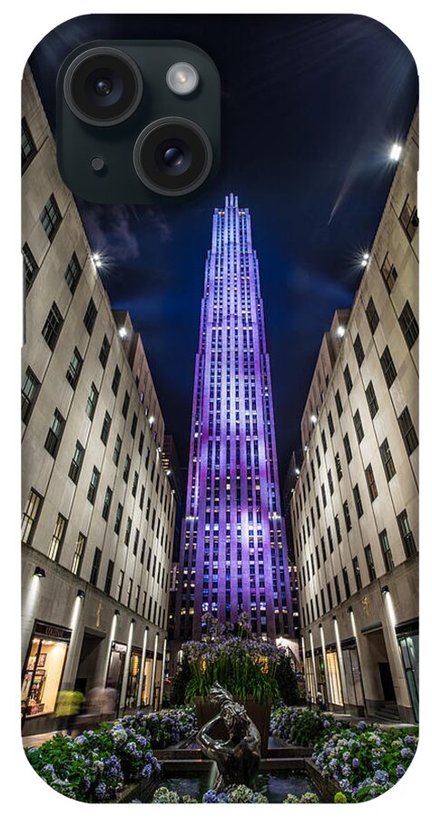 New York iPhone Case featuring the photograph Rockefeller Center - New York - New York - USA 3 by Larry Marshall