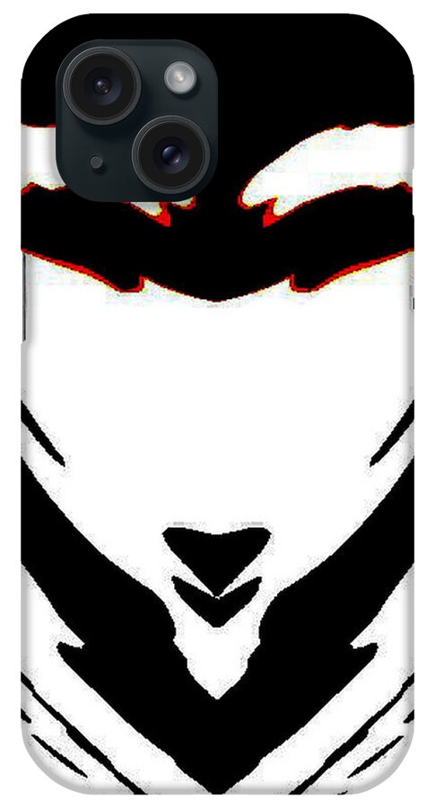 Digital iPhone Case featuring the digital art Sassy Frass by Mary Russell