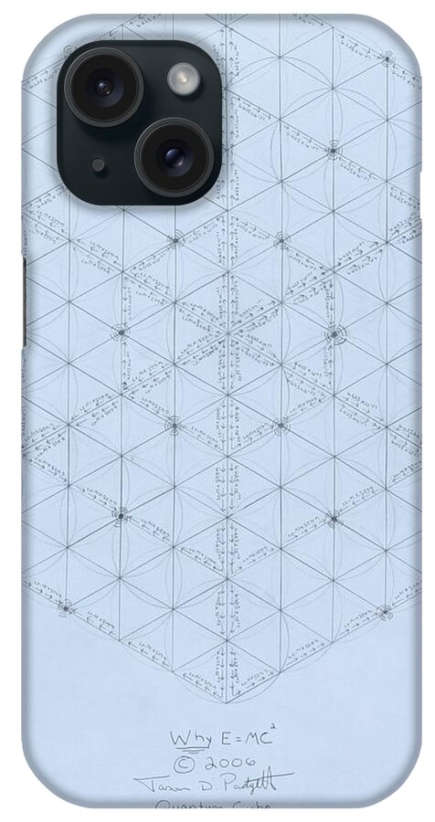 Energy iPhone Case featuring the drawing Why Energy Equals Mass Times the Speed of Light Squared by Jason Padgett