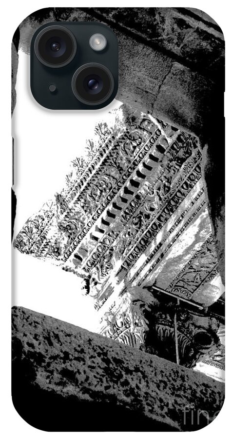 Turkey iPhone Case featuring the photograph Window with Classic View - Ephesus by Jacqueline M Lewis
