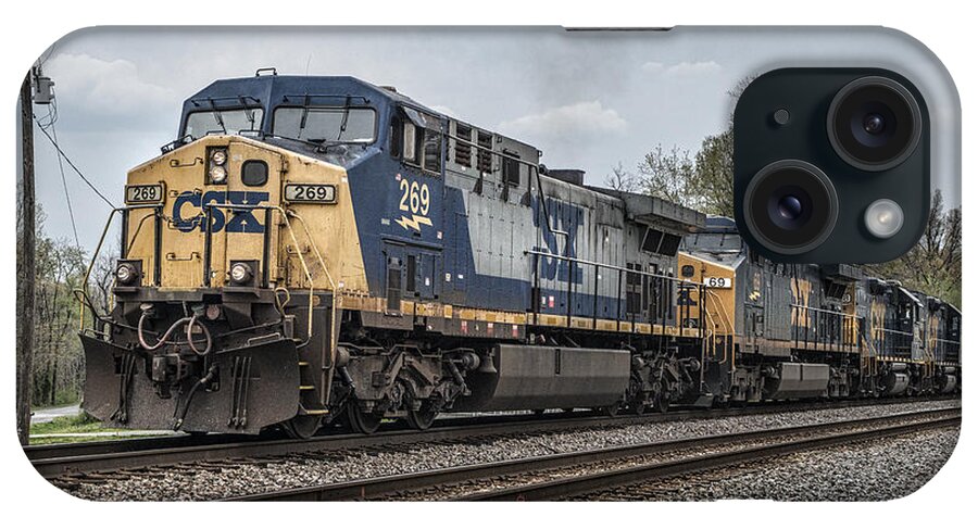 Csx iPhone Case featuring the photograph 04.11.14 CSX 269 at Slaughters Ky #041114 by Jim Pearson
