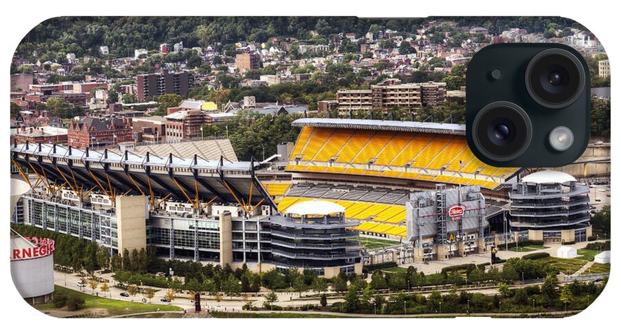 Heinz iPhone Case featuring the photograph 0651 Heinz Field - PIttsburgh by Steve Sturgill
