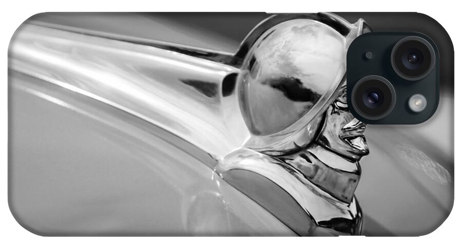 1952 Desoto Hood Ornament iPhone Case featuring the photograph 1952 Desoto Hood Ornament by Jill Reger