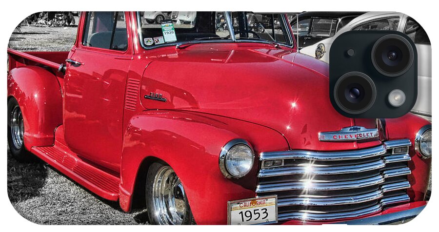 Victor Montgomery iPhone Case featuring the photograph '53 Chevy Truck #1 by Vic Montgomery