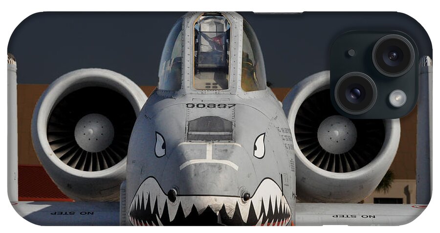 Aircraft iPhone Case featuring the photograph A-10 Warthog by John Black