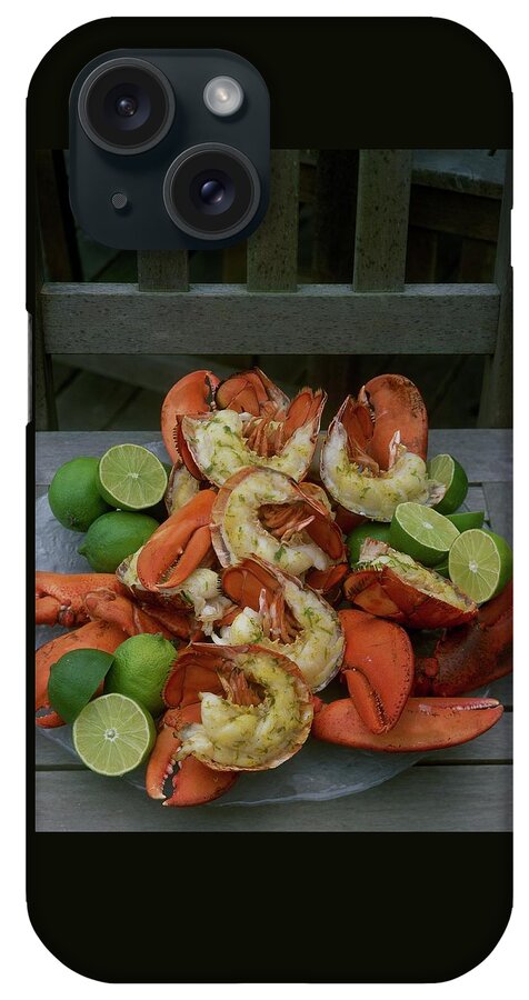 A Meal With Lobster And Limes #1 iPhone Case
