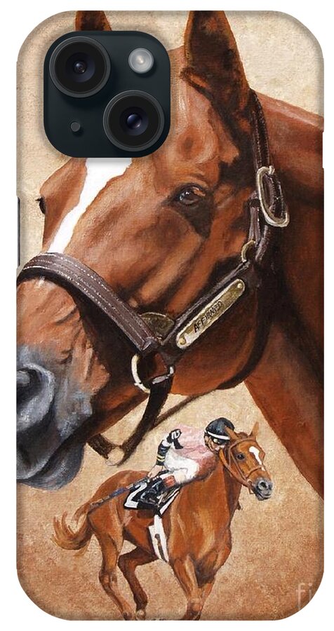 Affirmed iPhone Case featuring the painting Affirmed #1 by Pat DeLong