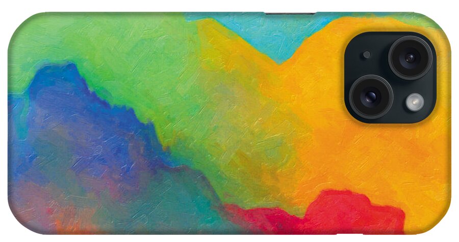 Scenery iPhone Case featuring the painting Amorphous 12 #1 by The Art of Marsha Charlebois