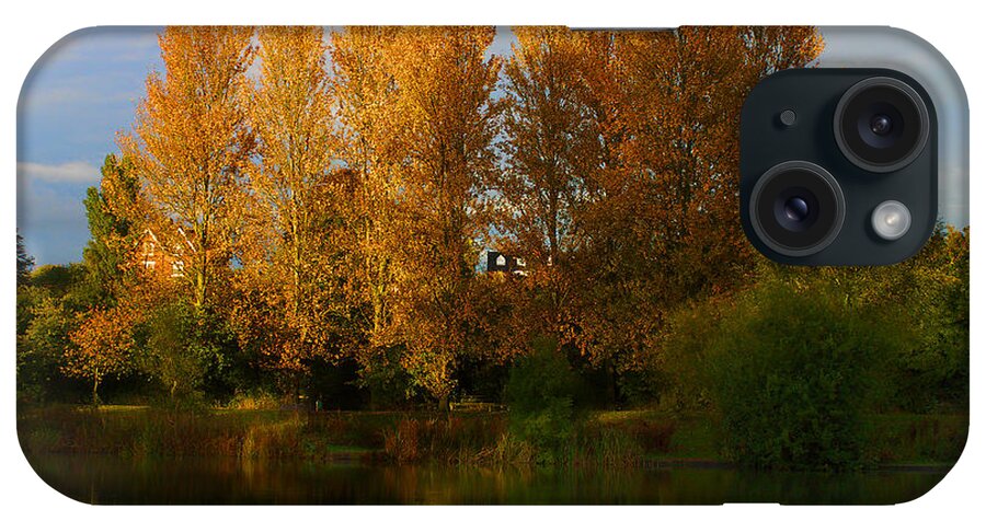St James Lake iPhone Case featuring the photograph Autumn Trees #1 by Jeremy Hayden