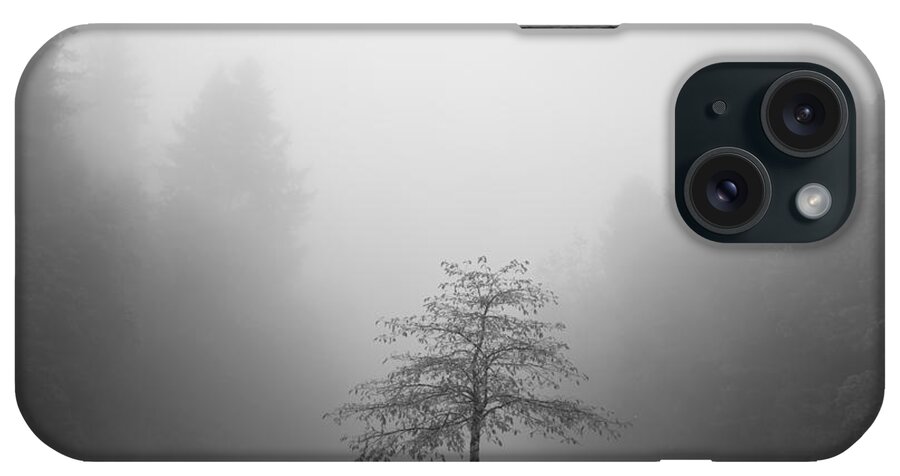 Portland Fog iPhone Case featuring the photograph Being centered #1 by Kunal Mehra