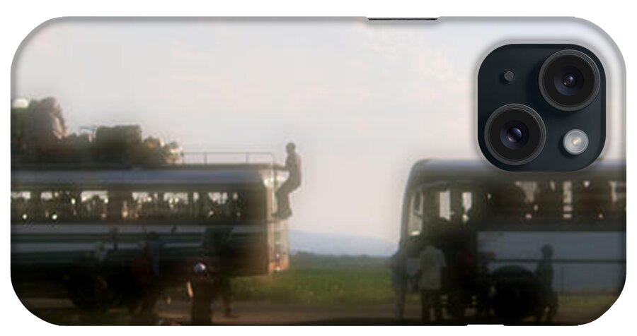 Bus iPhone Case featuring the photograph Bus Stop #1 by Al Harden