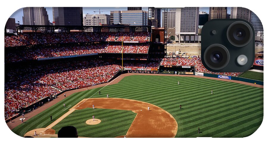 Busch Stadium iPhone Case featuring the photograph Busch Stadium #1 by Tracy Knauer