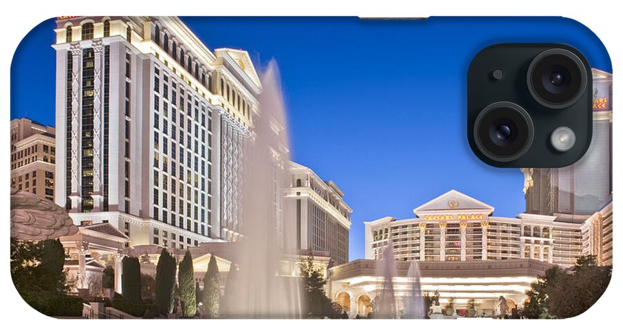 Caesars Palace iPhone Case featuring the photograph Caesars Palace Hotel Resort Las Vegas Nevada by David Zanzinger
