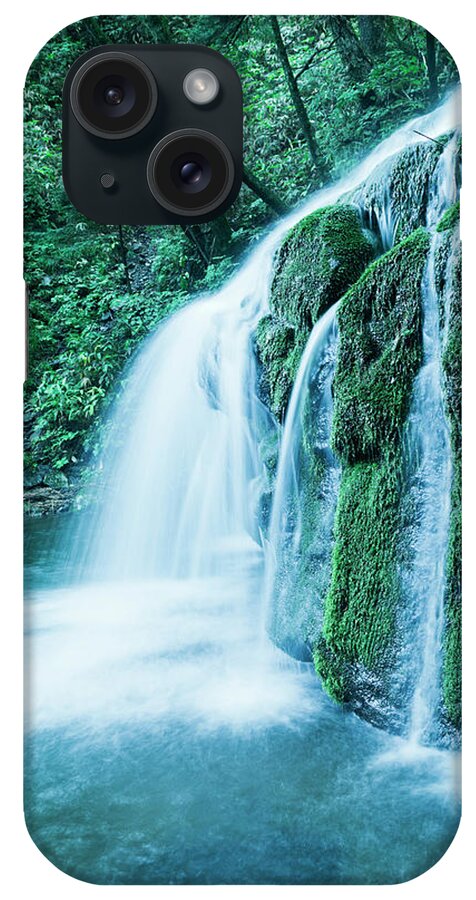 Scenics iPhone Case featuring the photograph Cascading Water #1 by Ooyoo