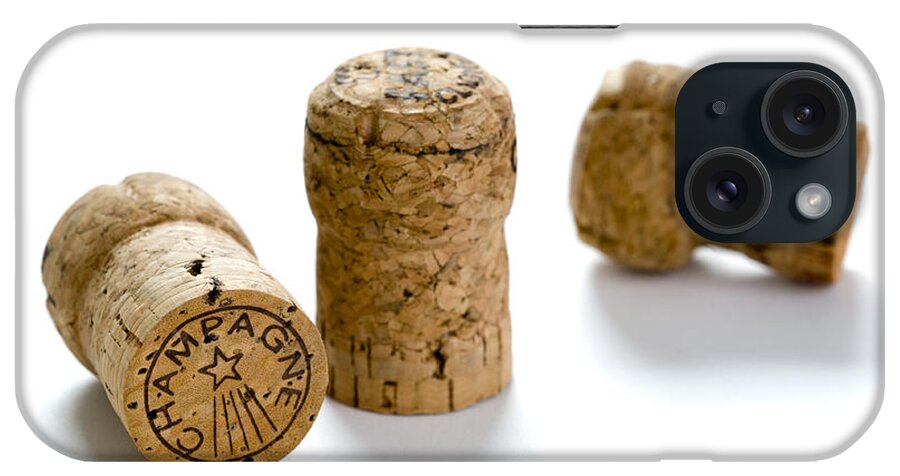 Champagne iPhone Case featuring the photograph Champagne Corks #1 by Lee Avison