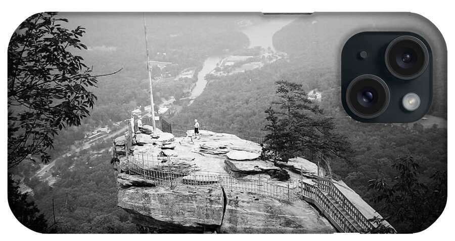 Kelly Hazel iPhone Case featuring the photograph Chimney Rock #1 by Kelly Hazel