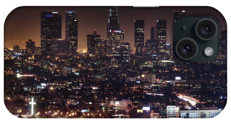 Los Angeles iPhone Case featuring the photograph City of Angels #1 by Natasha Bishop