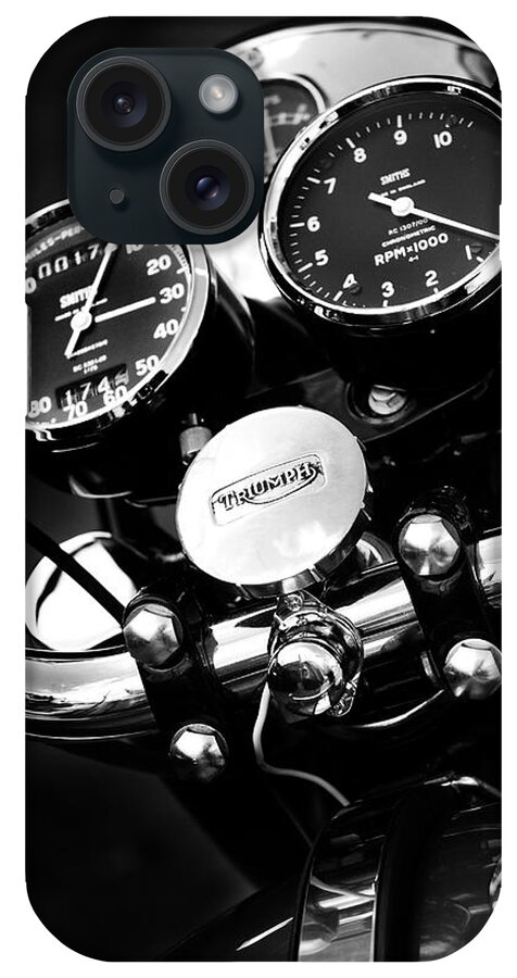 Motorcycle iPhone Case featuring the photograph Classic Triumph by Mark Rogan