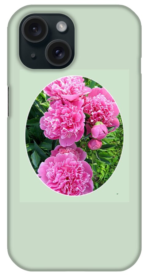 Country Peonies iPhone Case featuring the photograph Country Peonies #1 by Will Borden
