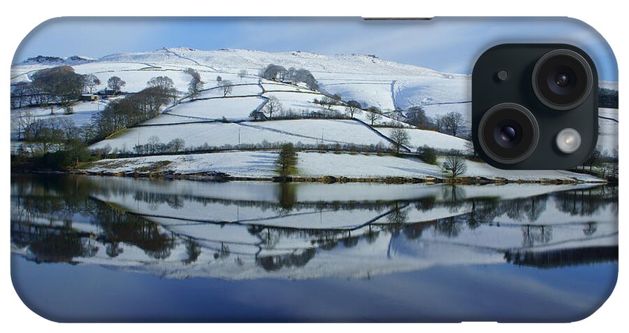 Winter iPhone Case featuring the photograph Derwent Valley Reflections #2 by David Birchall