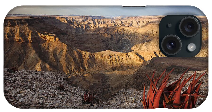 Vincent Grafhorst iPhone Case featuring the photograph Desert And Fish River Canyon Namibia #1 by Vincent Grafhorst