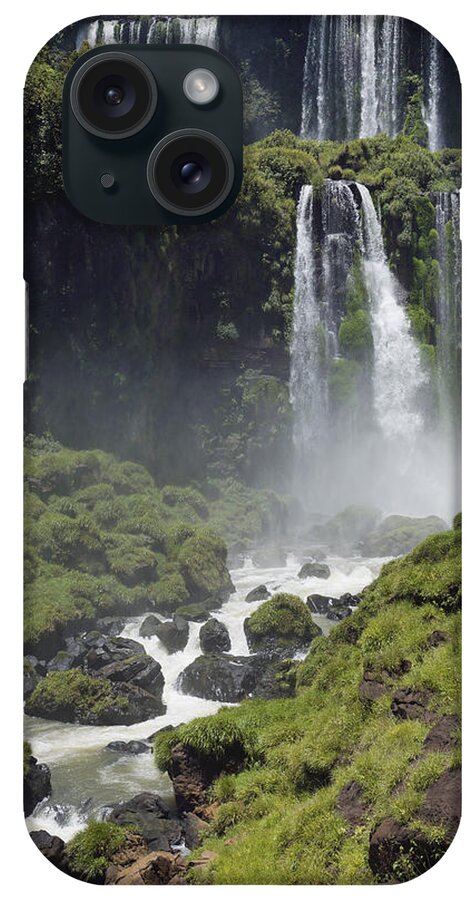 534256 iPhone Case featuring the photograph Devils Throat At Iguacu Falls Argentina #1 by Hiroya Minakuchi