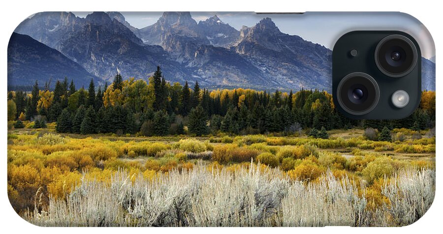 Wyoming iPhone Case featuring the photograph Fall in the Tetons #1 by Eric Foltz