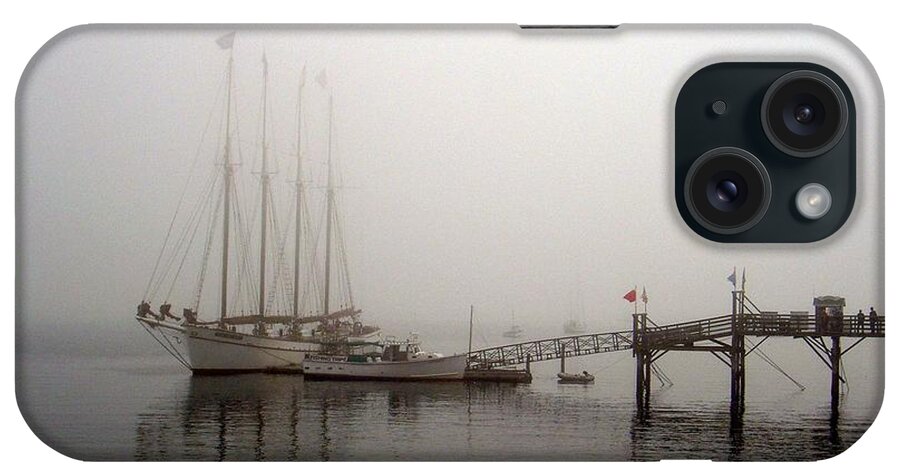 Fog iPhone Case featuring the photograph Fogged In #2 by Carolyn Jacob