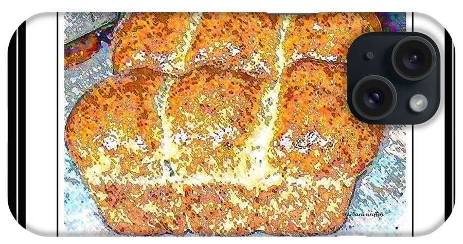 Fresh Bread iPhone Case featuring the photograph Fresh Homemade Bread #1 by Barbara A Griffin