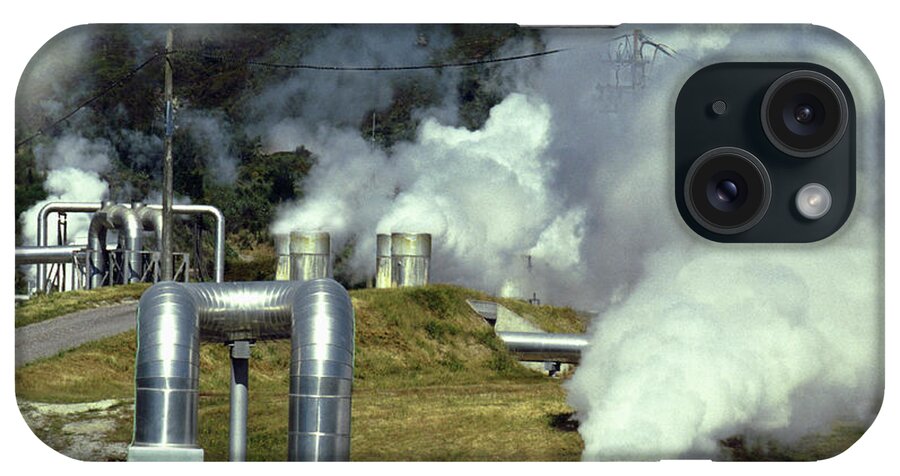 Renewable Energy iPhone Case featuring the photograph Geothermal Power #1 by Steve Allen/science Photo Library