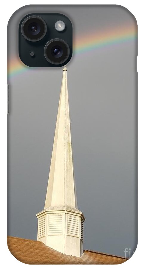 Rainbow iPhone Case featuring the photograph Gods Promise Windows From Heaven by Matthew Seufer