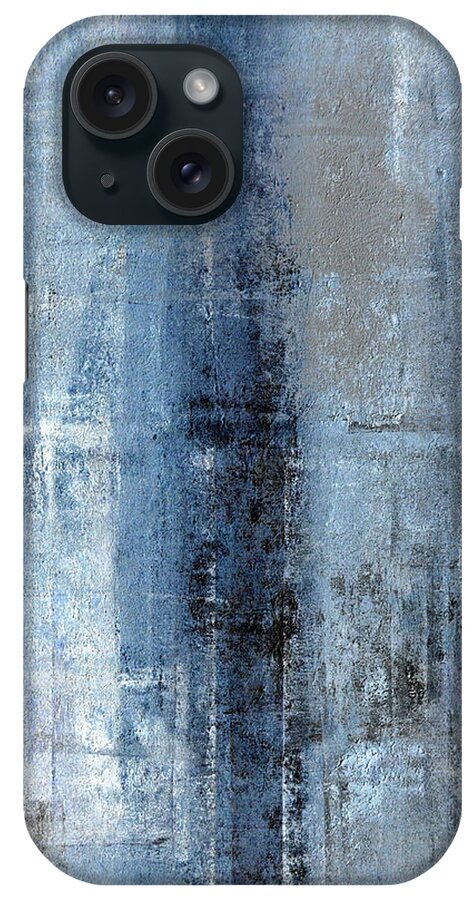 Grey iPhone Case featuring the painting Number One by CarolLynn Tice
