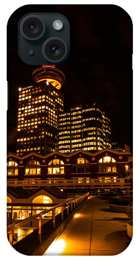 2013 iPhone Case featuring the photograph Harbour Centre Christmas Tree #1 by Haren Images- Kriss Haren