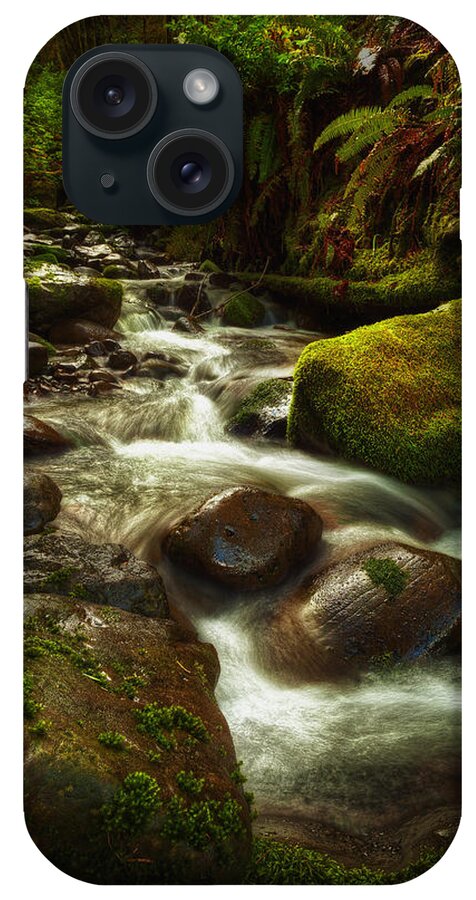 Water iPhone Case featuring the photograph Hoh Stream #1 by Stuart Deacon
