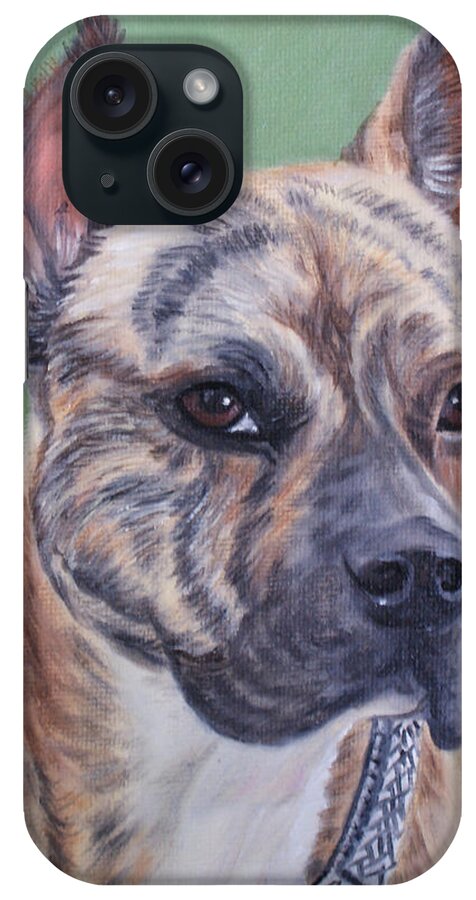 Canine iPhone Case featuring the painting Jade by Jill Ciccone Pike