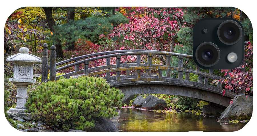 Japanese Gardens iPhone Case featuring the photograph Japanese Bridge by Sebastian Musial