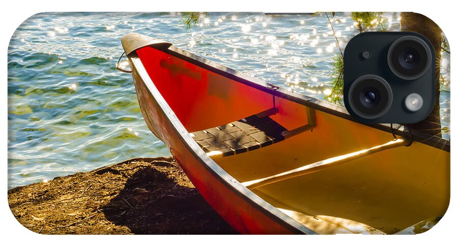 Activity iPhone Case featuring the photograph Kayak By The Water #1 by Alex Grichenko