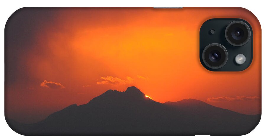 Longs iPhone Case featuring the photograph Longs Peak Sunset #1 by Aaron Spong