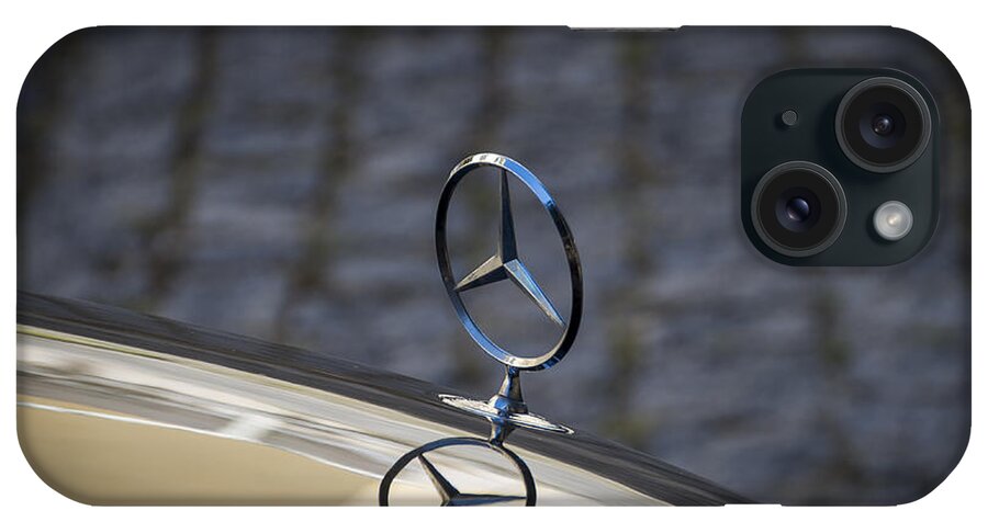 Luxury iPhone Case featuring the photograph Mercedes symbol #1 by Paulo Goncalves