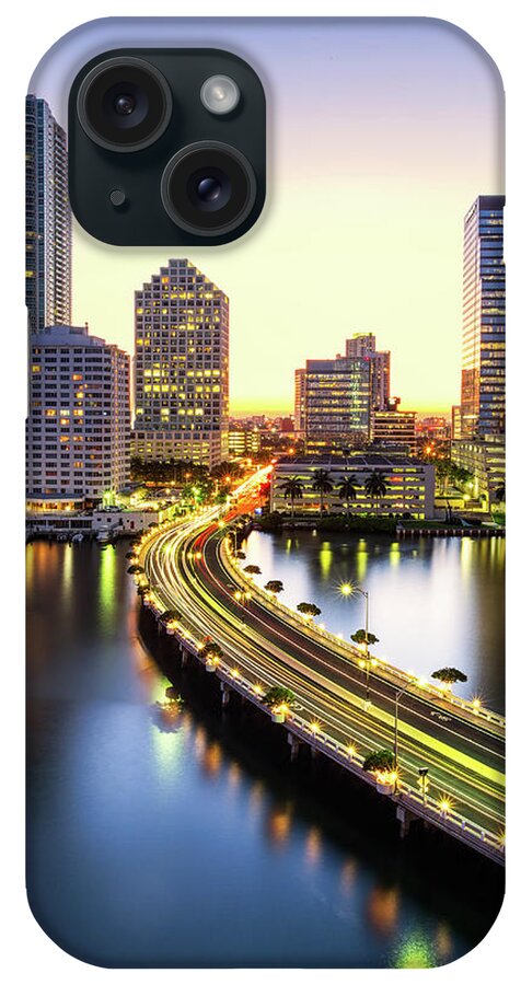 Standing Water iPhone Case featuring the photograph Miami #1 by Eddie Lluisma