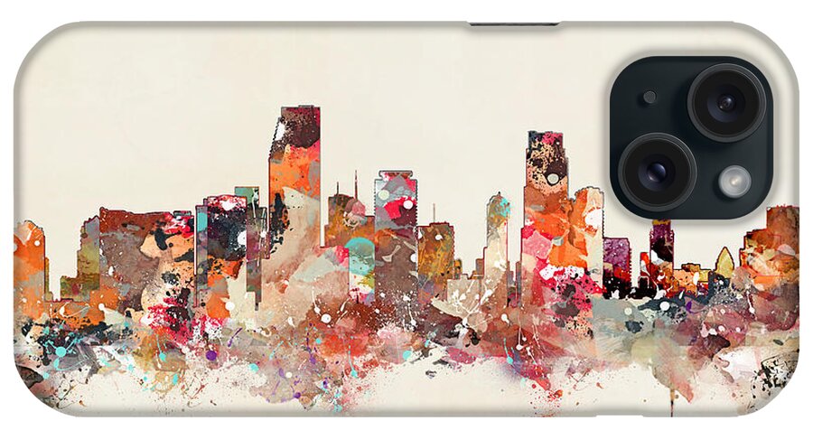 Miami Florida iPhone Case featuring the painting Miami Florida #1 by Bri Buckley