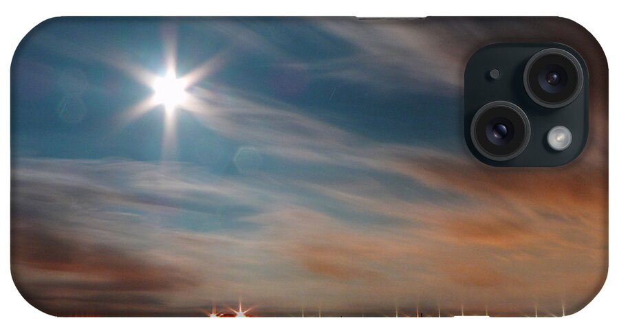 Rolf Bertram iPhone Case featuring the photograph Moon Rise over Anna Maria Island Historic City Pier #1 by Rolf Bertram