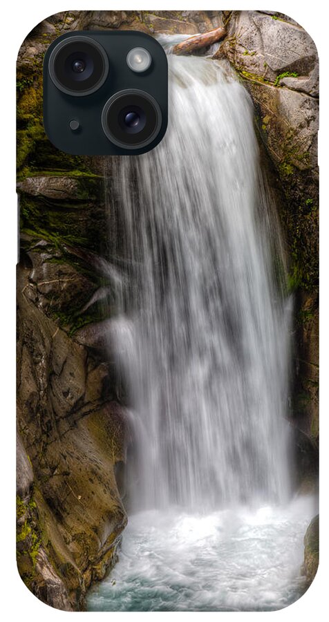 Waterfall iPhone Case featuring the photograph Mt Rainier Falls #1 by Tommy Farnsworth
