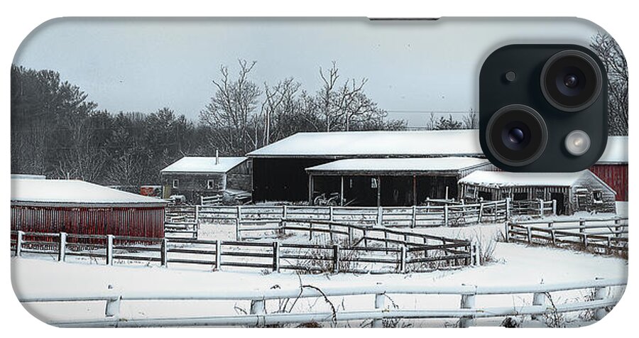 New England iPhone Case featuring the photograph New England Farm #2 by Rick Mosher