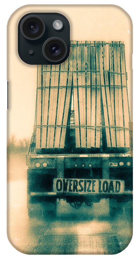 18 Wheeler iPhone Case featuring the photograph Oversized Load #1 by Robert FERD Frank