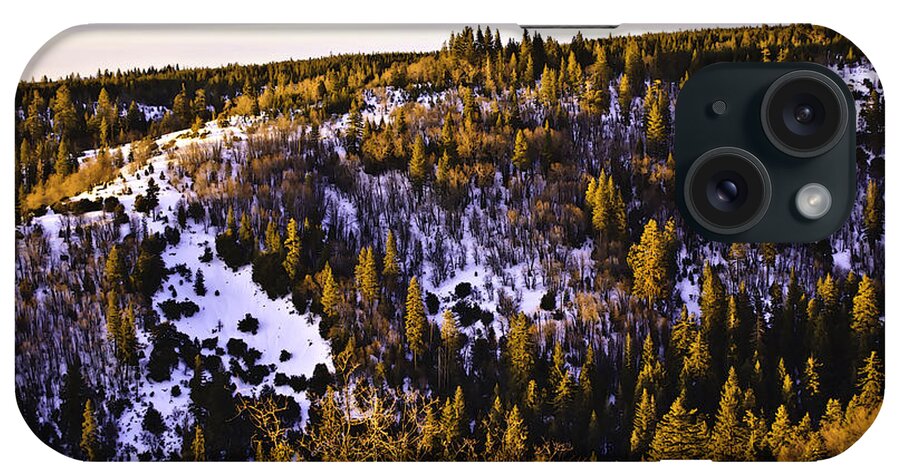 China Wall iPhone Case featuring the photograph Pines On The Ridge by Sherri Meyer